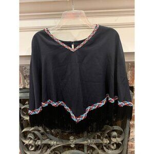 DJ Summers women’s small fringe western cape, black (bin DD)